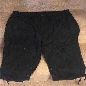 Sean John black cargo shorts